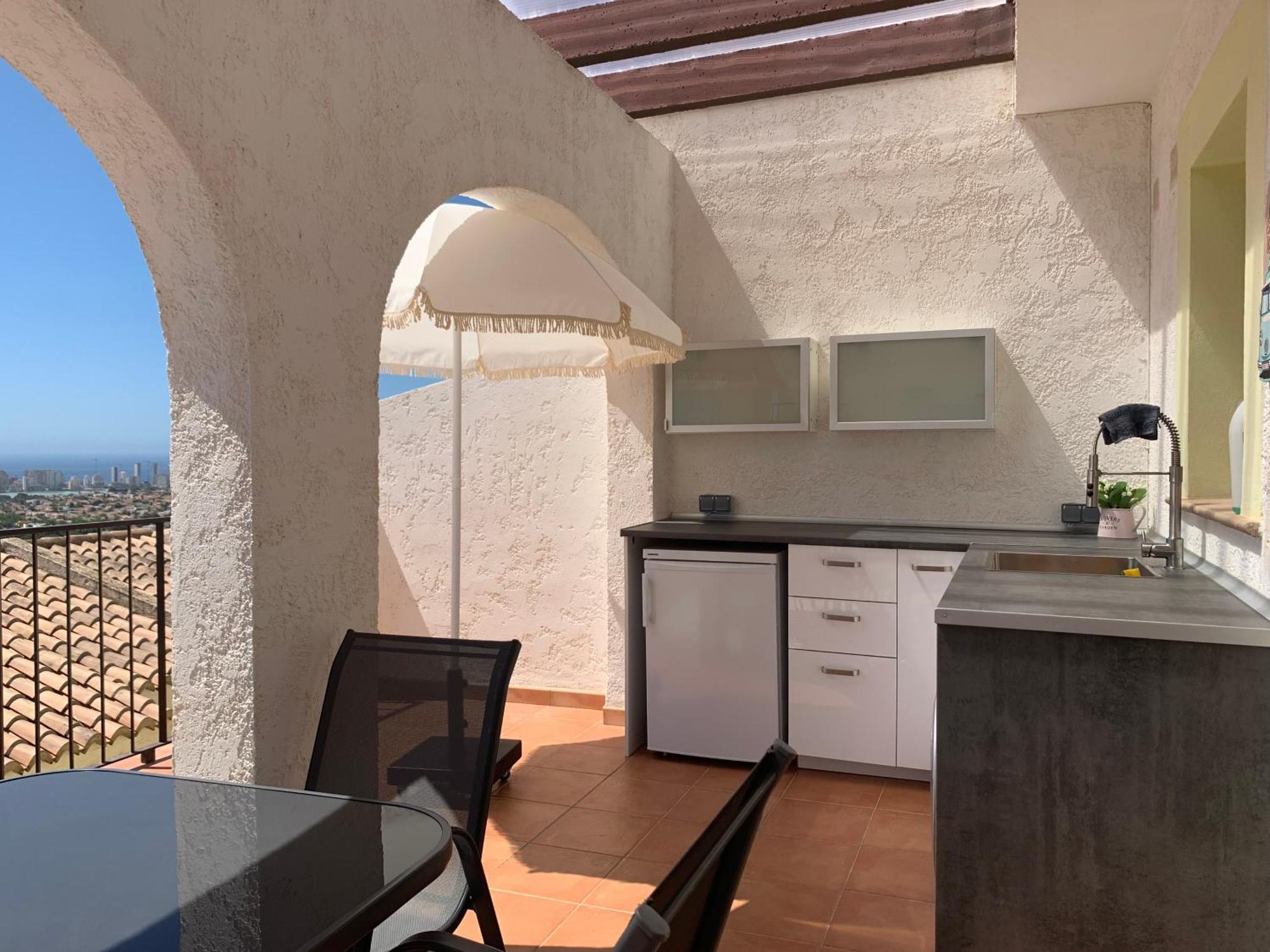 Imperial Park - Bungalow Mit Panoramablick Und Schoener Terrasse Calpe Exterior photo