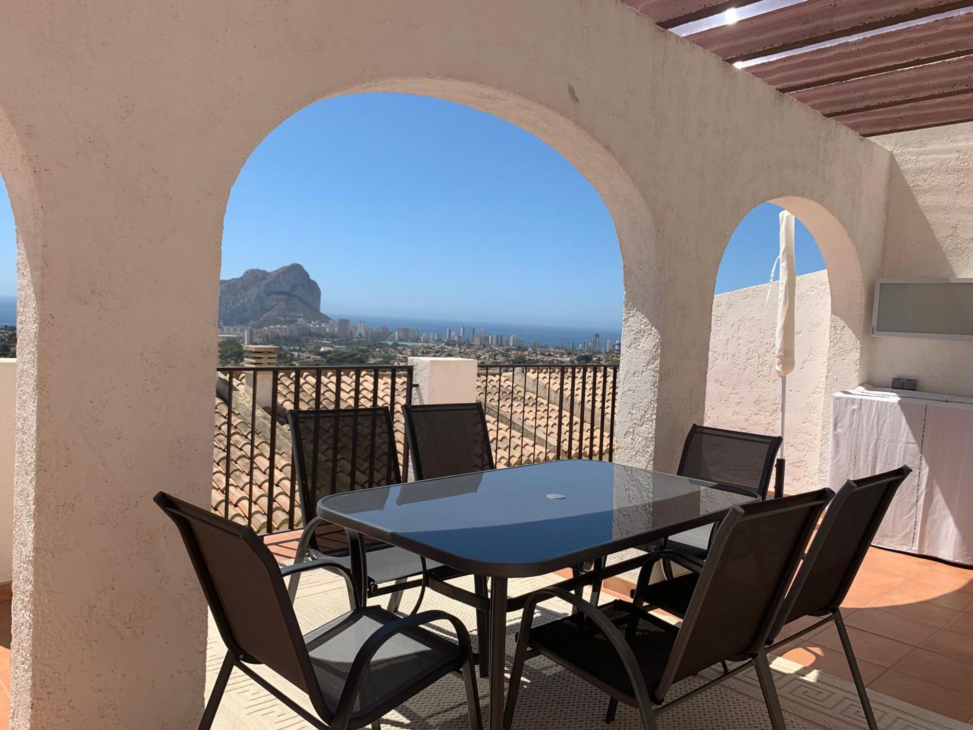 Imperial Park - Bungalow Mit Panoramablick Und Schoener Terrasse Calpe Exterior photo